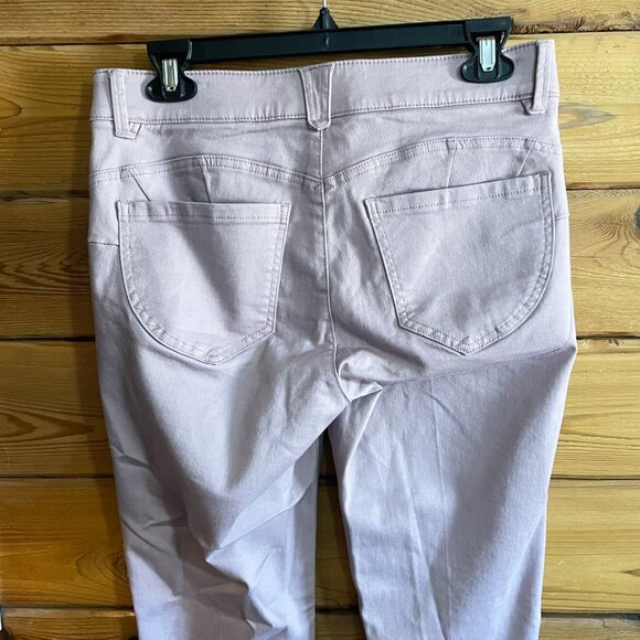 Democracy Ab Technology Lavender Purple High Rise Slim Straight Jeans Size 6 - Picture 6 of 10